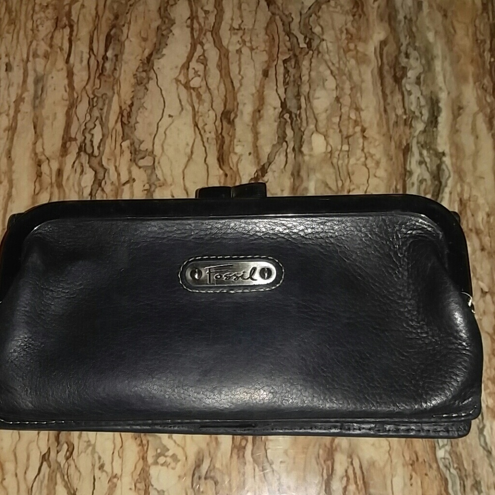 Fossil leather wallet